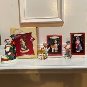 3 Hallmark Maxine Ornaments.  The Crabby Caroler features Magic Sound and Light